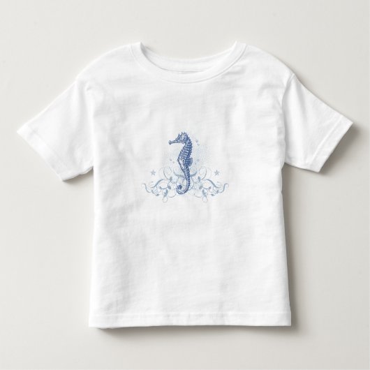 シー芸術的ホースTシャツ トドラーTシャツ (正面)