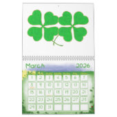 シー芸術的ンカスタムズ印刷の季節カレンダー カレンダー (3月 2026)