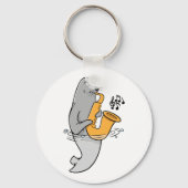 シー遊ルのサクソフォン キーホルダー (裏面)