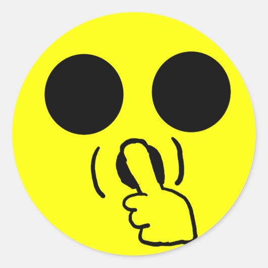 シー顔シール ラウンドシール (正面)