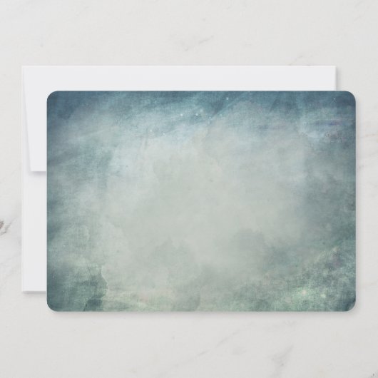 シー飛んでいるカメ |ウェディング日付カードを保存 招待状 (裏面)