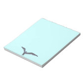 シー飛んでいるグル&クラウド ノートパッド (回転)