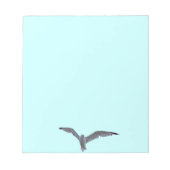 シー飛んでいるグル&クラウド ノートパッド (正面)