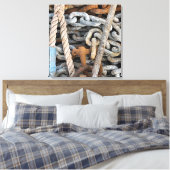 シー魚釣り キャンバスプリント (インサイチュ (寝室))