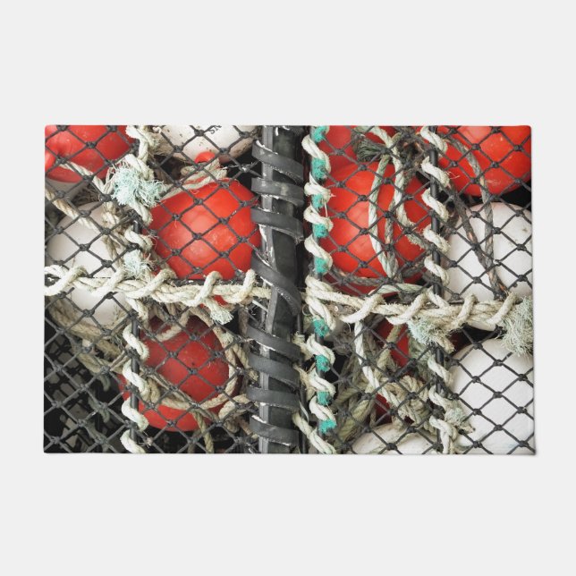 シー魚釣り ドアマット (正面)