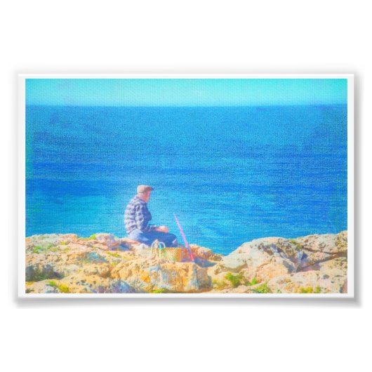 シー魚釣り フォトプリント            (正面)