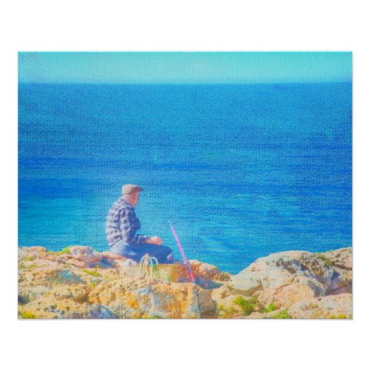 シー魚釣り ポスター (正面)