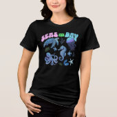 シー・ザ・デイ 水中イラスト トライブレンドTシャツ (正面)