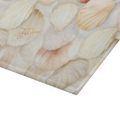 シー シェル クリーム サンド アイボリー ビーチ カッティングボード (角)