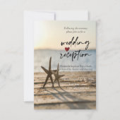 シー スターズ サンド ビーチ  レセプション 招待状 (正面)