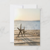 シー スターズ サンド ビーチ  レセプション 招待状 (裏面)