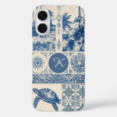 シー タートル コースト モノグラム Case-Mate iPhoneケース (裏面)