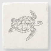 シー・タートル ストーンコースター (正面)