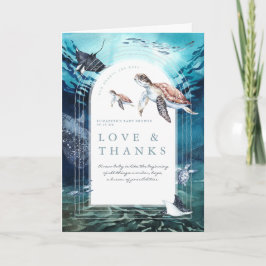 シー・ターミー・オーシャン | ベイビーシャワー サンクス サンキューカード