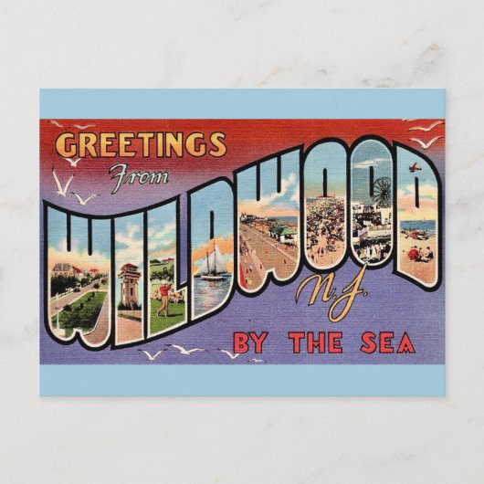 シー・バイ・ワイルドウッド ポストカード (正面)