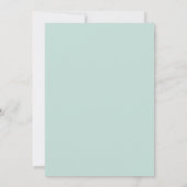 シー・フォーム ブラッシュ ウォーターカラー ウェディング 招待状 (裏面)