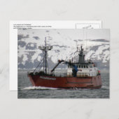 シー・ブルック、アラスカ・ダッチハーバーでのカニ漁船 ポストカード (正面/裏面)
