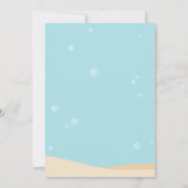 『シー·ベビー·シャワー·プライス·ゲーム』（ピンク） 招待状 (裏面)