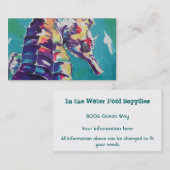 シー·ホース·シル絵画クズ 名刺 (正面/裏面)