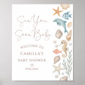 シー・ユー・スーン ベイビー コーストベイビーシャワー ウェルカム ポスター (正面)