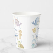 シー・ユー・スーン ベイビー シャワー ボーイ オーシャン 紙コップ (右)