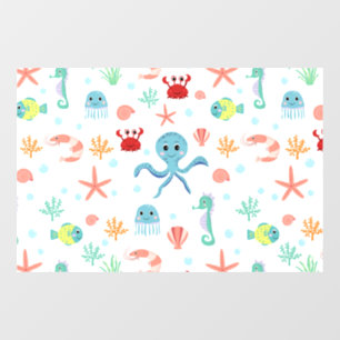 シー・ワールド風パターン ウィンドウサイン