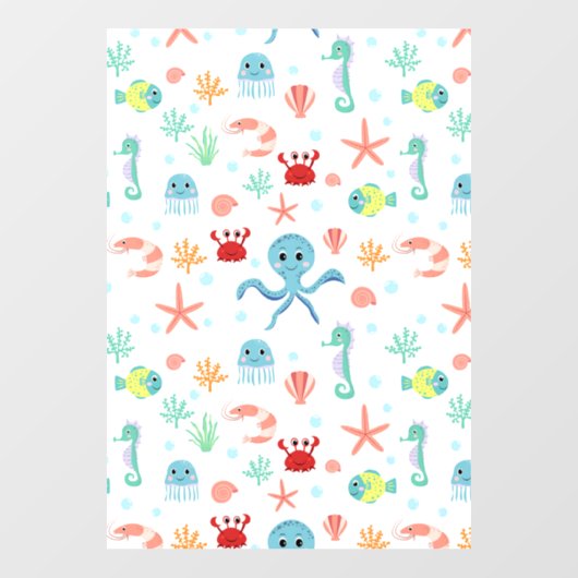 シー・ワールド風パターン ウィンドウサイン (シート)