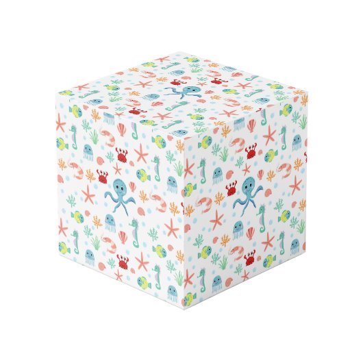 シー・ワールド風パターン フォトキューブ (正面アングル)