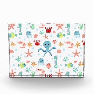 シー・ワールド風パターン フォトブロック