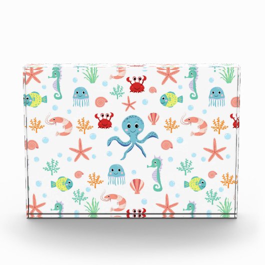 シー・ワールド風パターン フォトブロック (正面)