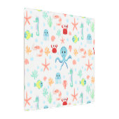 シー・ワールド風パターン メタルプリント (アングル)