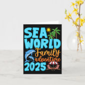 シー・ワールド・ドルフィン・ファミリー・アドベンチャー・トリップ 2025 春 カード (黄色い花)