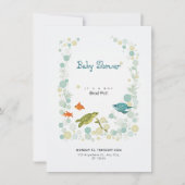 シー・ワールド ベビーシャワー招待状 招待状 (正面)