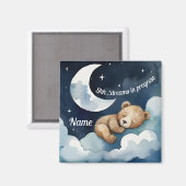 シー…眠るクマの夢 マグネット (正面/裏面)