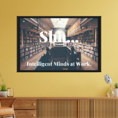 シー…知性があるMinds at Work Library キャンバスプリント (インサイチュ (リビング))