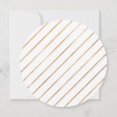 シ名門私立校風のッ航海のク・ネイビー婚約パーティ 招待状 (裏面)