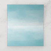 シ地中海のーブルグラデーションー表番号 プレイスカード (内部開封)