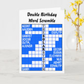 シ太陽のステム惑星と月語スクランブル カード (黄色い花)