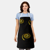 シ太陽のステム星空 エプロン (着用した状態)