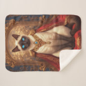 シ威厳のあるア王室のメネコポートレート シェルパブランケット (正面(横))