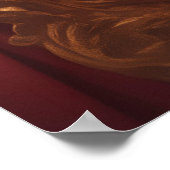 シ威厳のあるア王室のメネコポートレート ポスター (角)