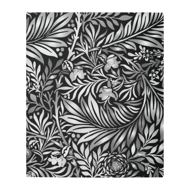 シ素晴らしルバーファーン メタルプリント (正面)