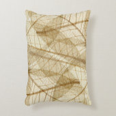 シ素朴アシュークリーム葉レース アクセントクッション (正面(垂直))