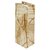 シ素朴アシュークリーム葉レース ワインギフトバッグ (正面アングル)
