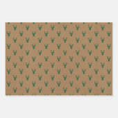 シ素朴アヘッドクラフト包装紙シート ラッピングペーパーシート (正面)