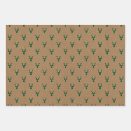 シ素朴アヘッドクラフト包装紙シート ラッピングペーパーシート