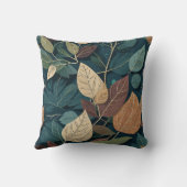 シ葉ームレスパターン クッション (裏面)