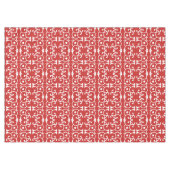 シ赤と白ロールカスタマイズデザイン（色） テーブルクロス (正面(横))