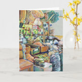 シ魅力的ンガポ素晴らしール・テカセンターの約束 カード (黄色い花)