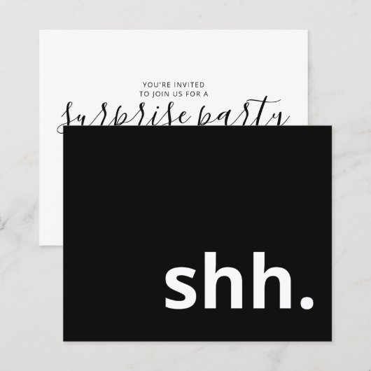 シ。サプライズパーティーだ (正面/裏面)